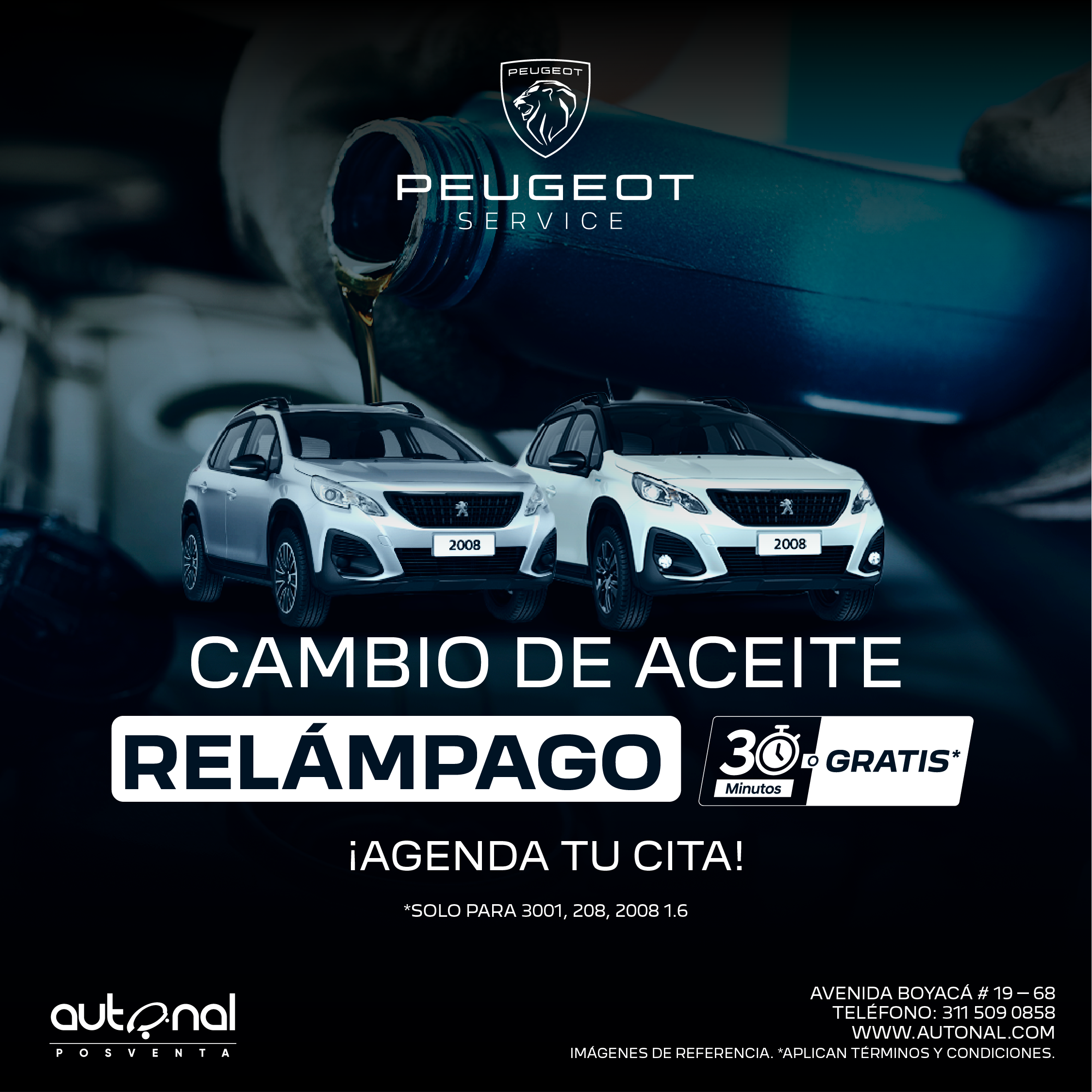Cambio Aceite Peugeot Banner