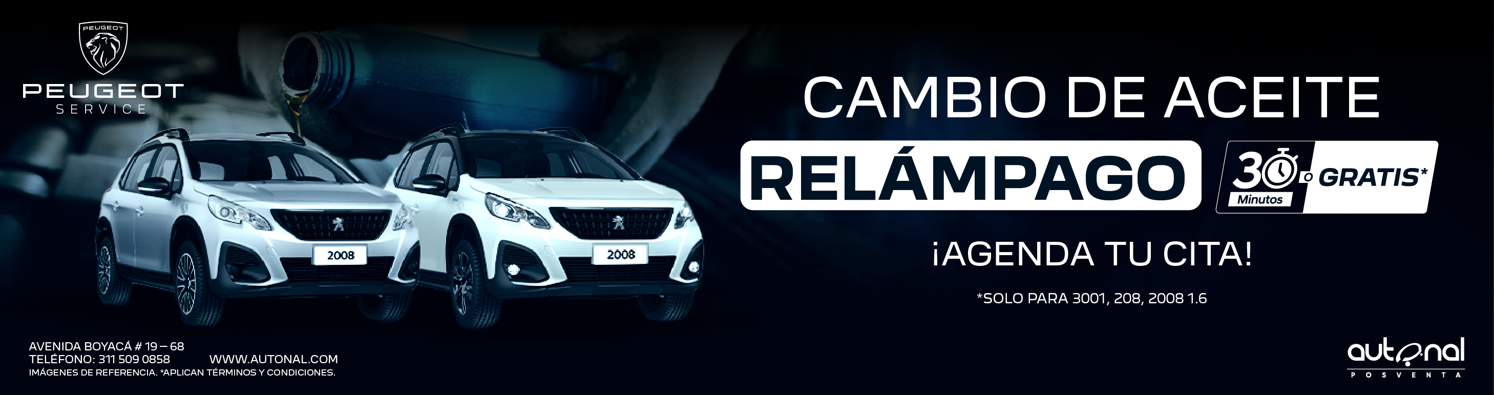 Cambio Aceite Peugeot Banner