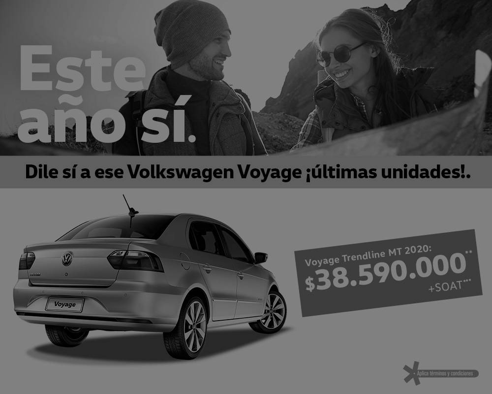 Este año sí Volkswagen Voyage ¡últimas unidades!