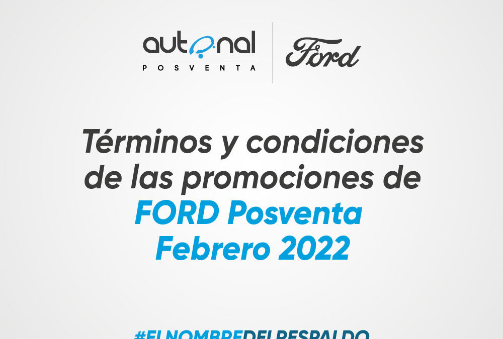 Autonal Banners Legales Posventa Ford