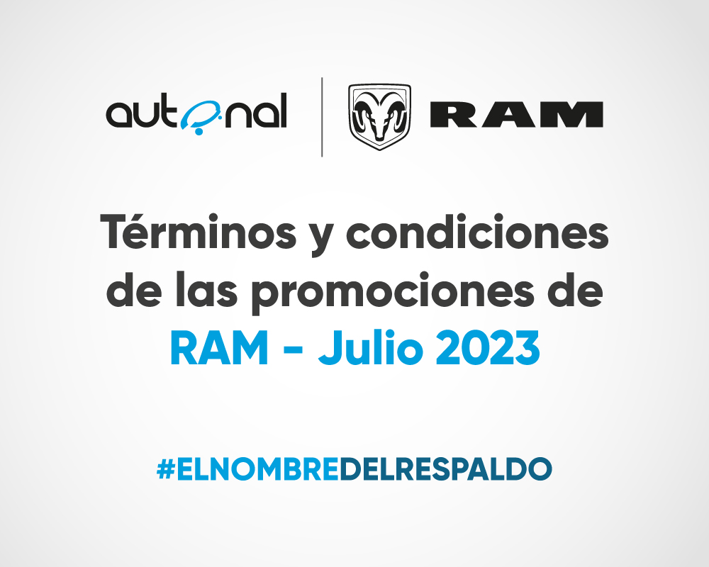 Términos y condiciones de las promociones de Ram – Julio 2023