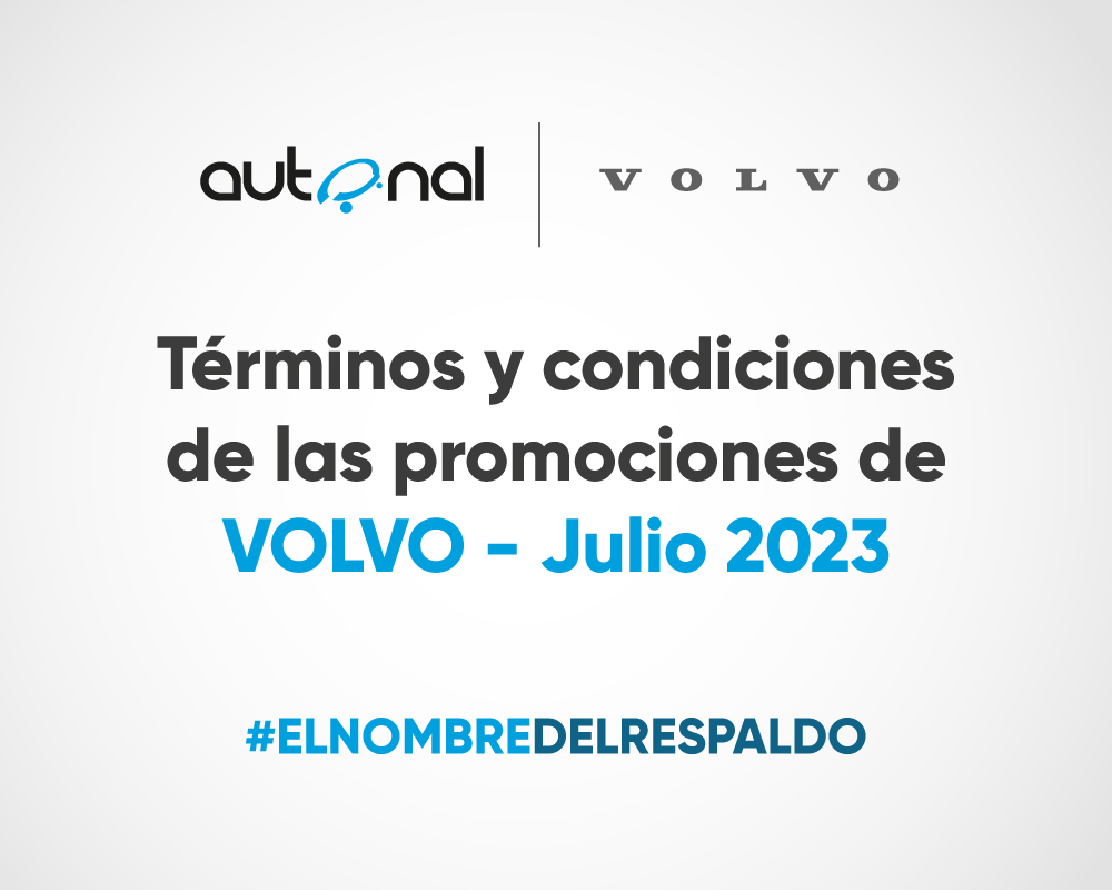 Términos y condiciones de las promociones de Volvo – Julio 2023