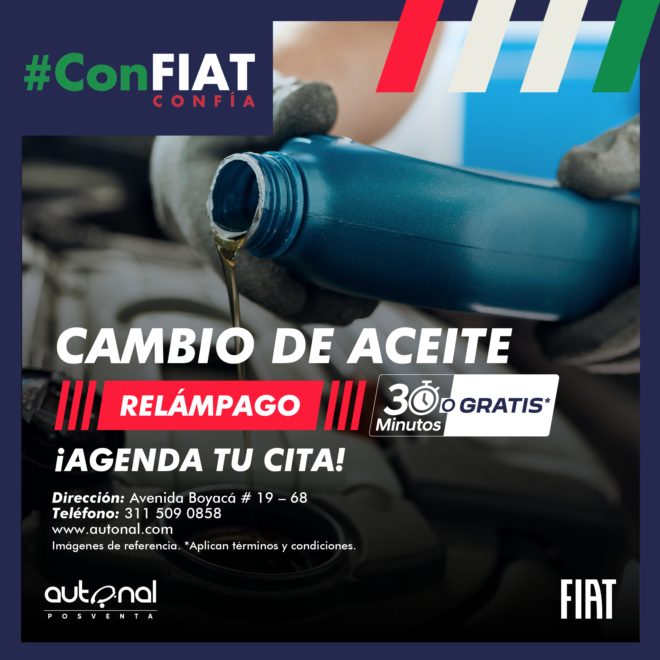 Cambio Aceite Editable Fiat
