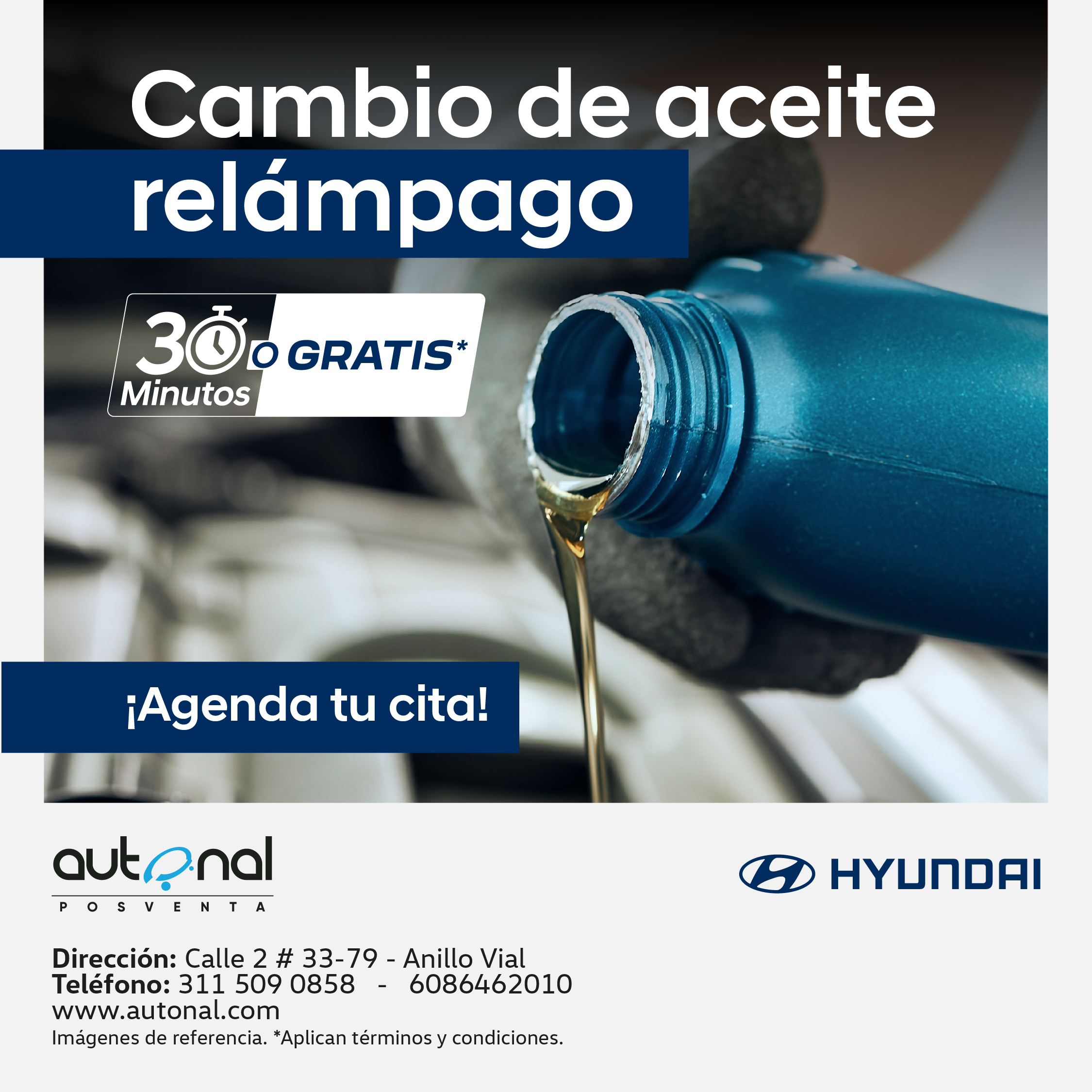 Cambio Aceite Hyundai Villavicencio