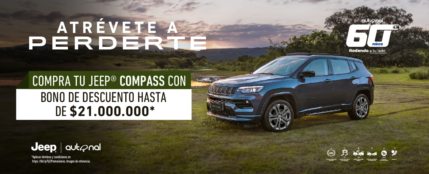 Jeep Compass Agosto 1400x570