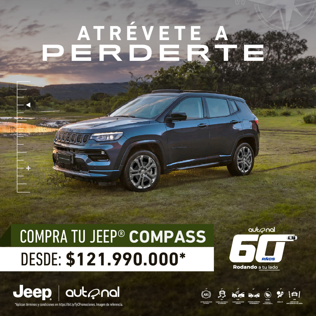 Jeep Compass Septiembre 1400x570