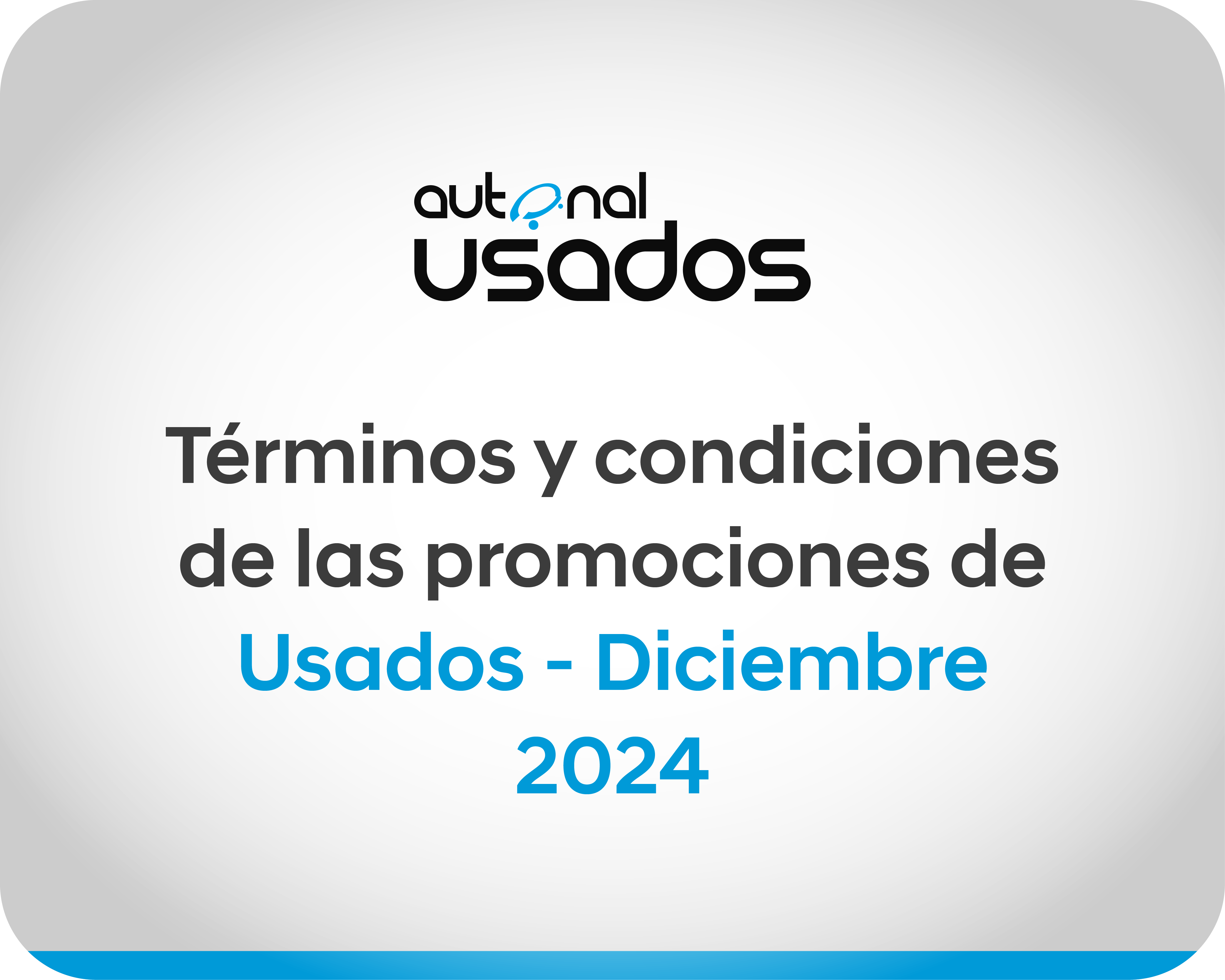 Términos y condiciones Autonal Usados