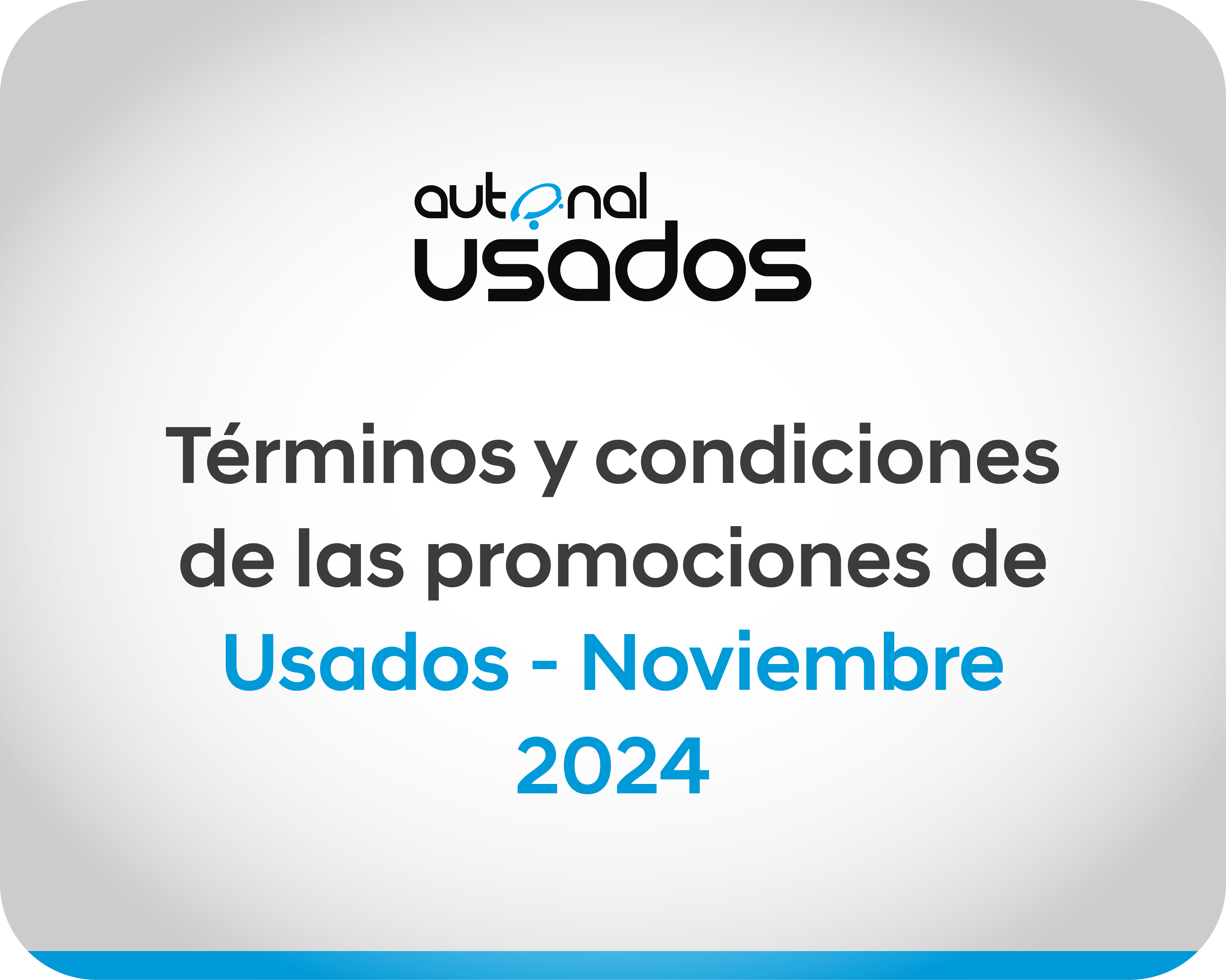 Términos y condiciones Autonal Usados