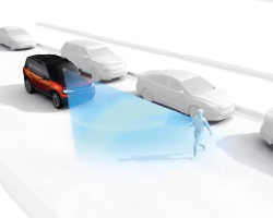 Cámara 360° y sensores para mejor visibilidad