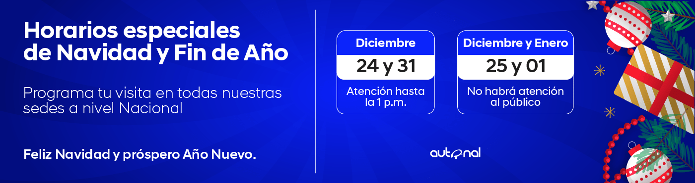 Autonal Piezas Fin De Año Banner Pc